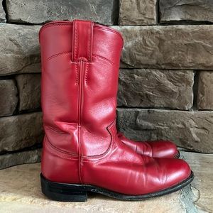 Justin Red‎ Roper Boots / SZ 6 C